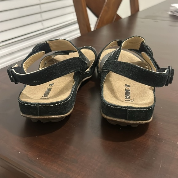 Romika Black & Silver Leather Comfort Walking Strappy Sandals EU Size 38 - Picture 4 of 16